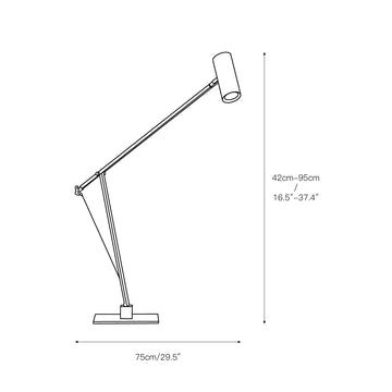 Ettorino Table Lamp – detail 3 — Dimension drawings 1