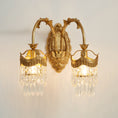Load image into Gallery viewer, Evangeline Brass Wall Lamp
