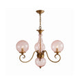 Load image into Gallery viewer, Evelyn Glass Chandelier