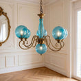 Load image into Gallery viewer, Evelyn Glass Chandelier