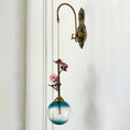 Load image into Gallery viewer, Evelyn Glass Rose Wall Sconce
