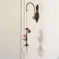 Load image into Gallery viewer, Evelyn Glass Rose Wall Sconce