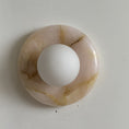 Load image into Gallery viewer, Orli Pink Onyx Wall Sconce
