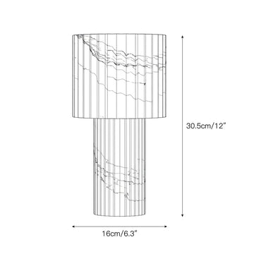 Falten Table Lamp – detail 4 — Dimension drawings 1