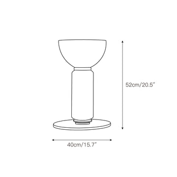 Ficupala Table Lamp – detail 3 — Dimension drawings 1