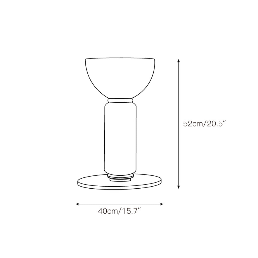 Ficupala Table Lamp – detail 3 — Dimension drawings 1