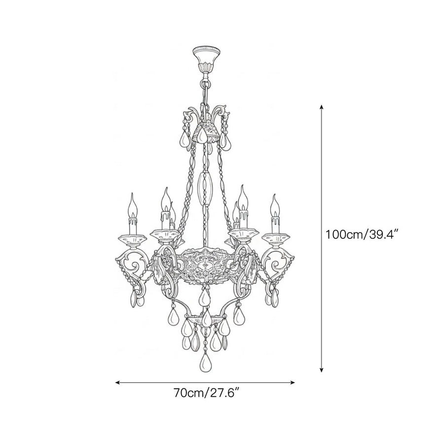Filmore Chandelier – detail 3 — Dimension drawings 1