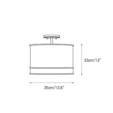 Fintan Ceiling Lamp – detail 4 — Dimension drawings 1