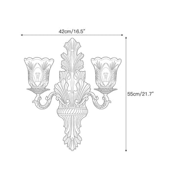 Flambeau Wall Sconce – detail 3 — Dimension drawings 1