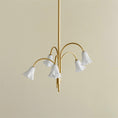 Load image into Gallery viewer, Flora Glass Chandelier