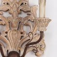 Load image into Gallery viewer, Florentine Wood Wall Lamp