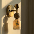 Load image into Gallery viewer, Flume Alabaster Wall Lamp