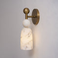 Bild in Galerie-Betrachter laden, Flume Alabaster Wall Lamp