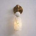 Bild in Galerie-Betrachter laden, Flume Alabaster Wall Lamp