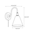 Load image into Gallery viewer, Forna Brass Plug-in Wall Sconce