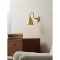 Load image into Gallery viewer, Forna Brass Wall Sconce