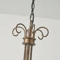 Load image into Gallery viewer, Franklin Rust Candlestick Chandelier