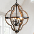 Load image into Gallery viewer, Freemont Wood Pendant Lamp