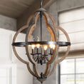 Load image into Gallery viewer, Freemont Wood Pendant Lamp
