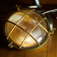 Load image into Gallery viewer, Fremantle Brass Bunker Sconce