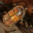 Load image into Gallery viewer, Fremantle Brass Bunker Sconce