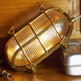 Load image into Gallery viewer, Fremantle Brass Bunker Sconce