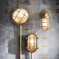 Load image into Gallery viewer, Fremantle Brass Bunker Sconce
