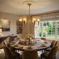 Load image into Gallery viewer, Columbia Brass Chandelier