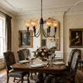 Load image into Gallery viewer, Columbia Brass Chandelier