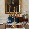 Charger l'image dans la visionneuse de la galerie, French Brass Seven-Light Candelabra