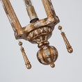 Bild in Galerie-Betrachter laden, French Woodcarving Lantern Pendant Lamp