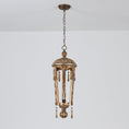 Bild in Galerie-Betrachter laden, French Woodcarving Lantern Pendant Lamp