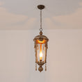Bild in Galerie-Betrachter laden, French Woodcarving Lantern Pendant Lamp