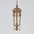 Bild in Galerie-Betrachter laden, French Woodcarving Lantern Pendant Lamp