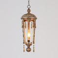 Bild in Galerie-Betrachter laden, French Woodcarving Lantern Pendant Lamp