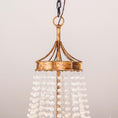 Load image into Gallery viewer, Frosted Crystal Bead Chandelier