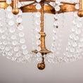 Load image into Gallery viewer, Frosted Crystal Bead Chandelier