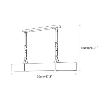Frozen Alabaster Chandelier – detail 4 — Dimension drawings 2
