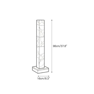 Frozen Alabaster Floor Lamp – detail 4 — Dimension drawings 2