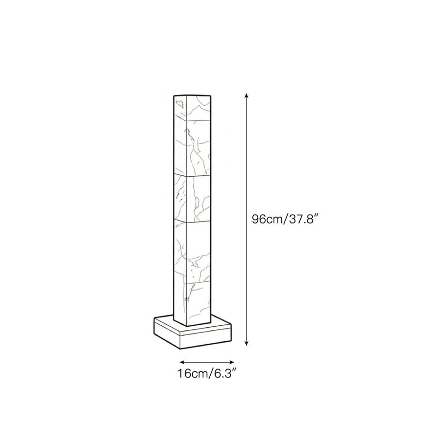 Frozen Alabaster Floor Lamp – detail 4 — Dimension drawings 2