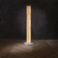 Bild in Galerie-Betrachter laden, Frozen Alabaster Floor Lamp