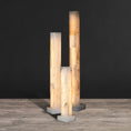Bild in Galerie-Betrachter laden, Frozen Alabaster Floor Lamp