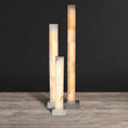 Bild in Galerie-Betrachter laden, Frozen Alabaster Floor Lamp