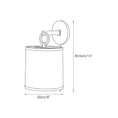 Bild in Galerie-Betrachter laden, Full Circle Plug-in Wall Sconce