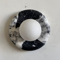 Load image into Gallery viewer, Orli Black Marble Sconce