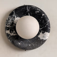 Load image into Gallery viewer, Orli Black Marble Sconce
