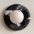 Load image into Gallery viewer, Orli Black Marble Sconce