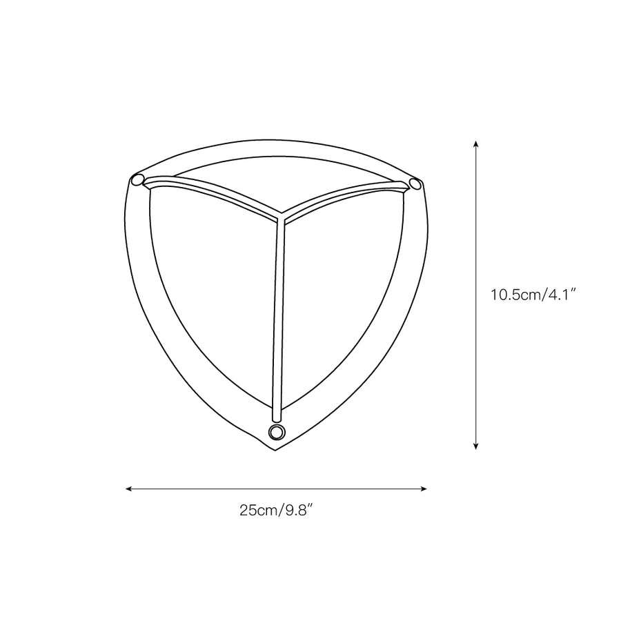 Garden Trading Chatham Outdoor Sconce – detail 8 — Dimension drawings 4