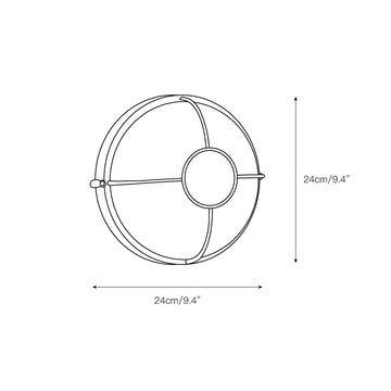 Garden Trading Chatham Outdoor Sconce – detail 12 — Dimension drawings 8