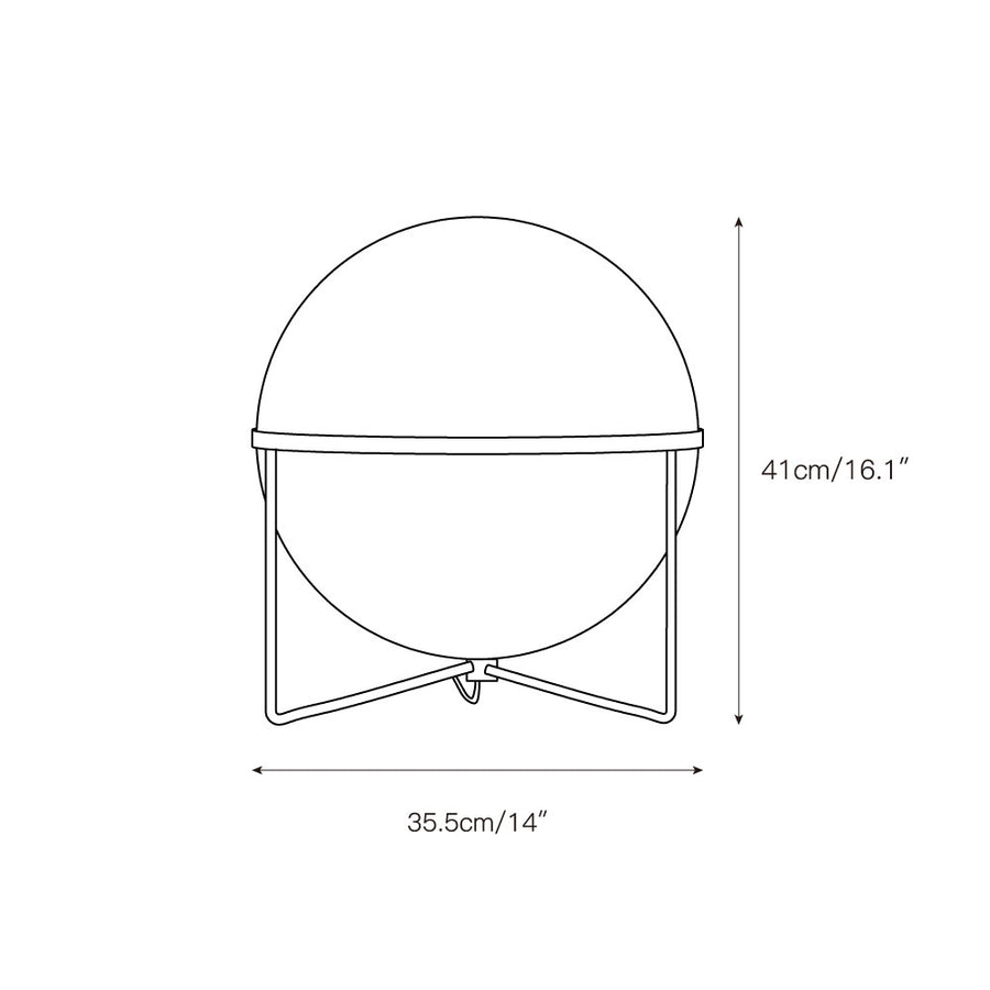Garrault-Delord Table Lamp – detail 3 — Dimension drawings 1
